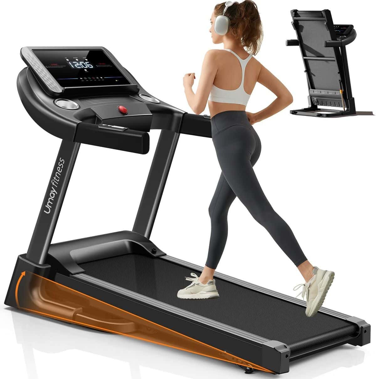 Test du tapis de course pliable Umay 14km/h : puissant et silencieux