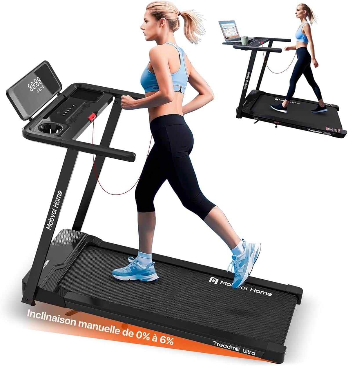 Test : mobvoi Ultra 3 en 1, tapis de course puissant et polyvalent