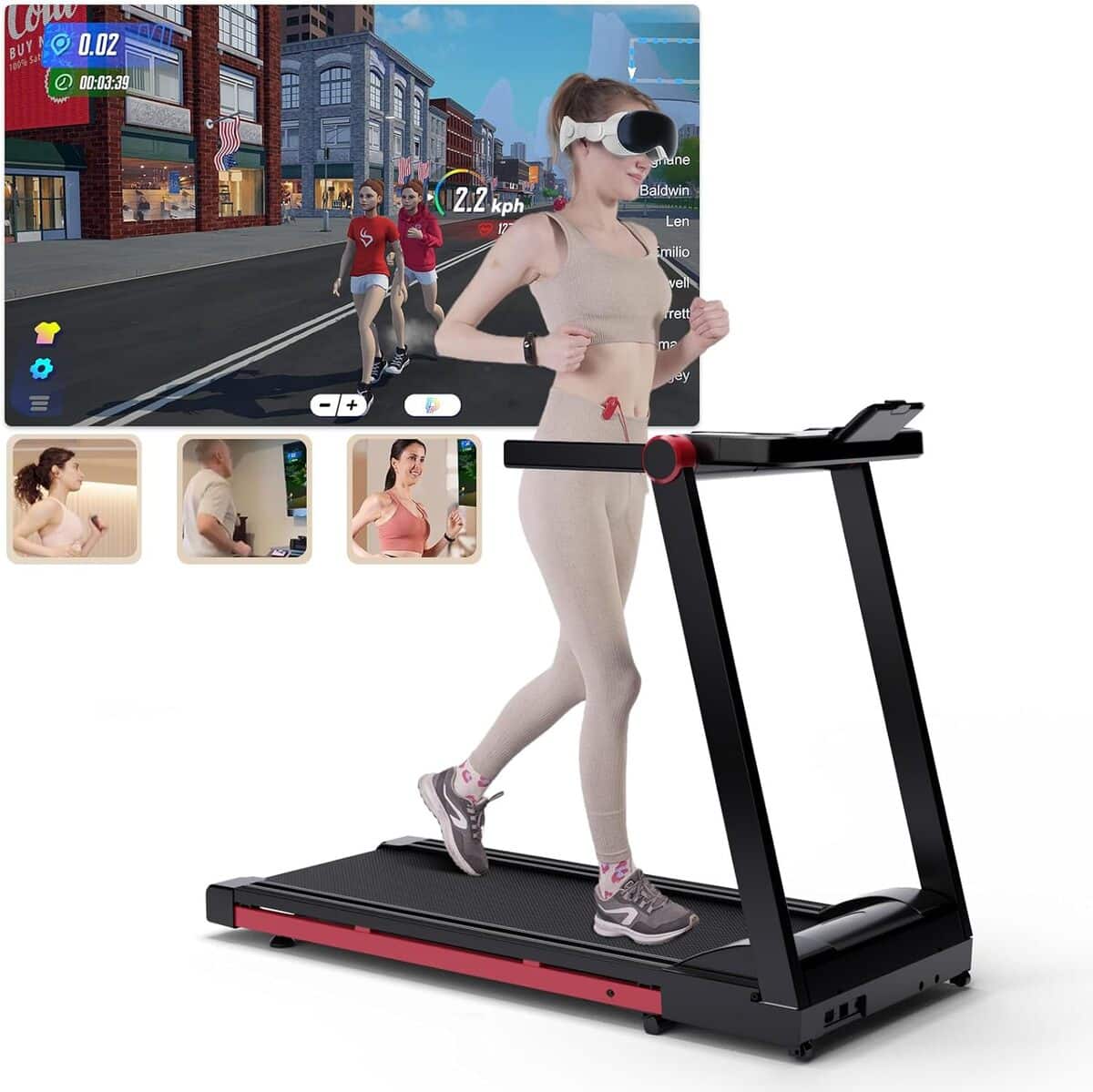 Test : tapis de course pliable DeerRun 2573W avec contrôle APP