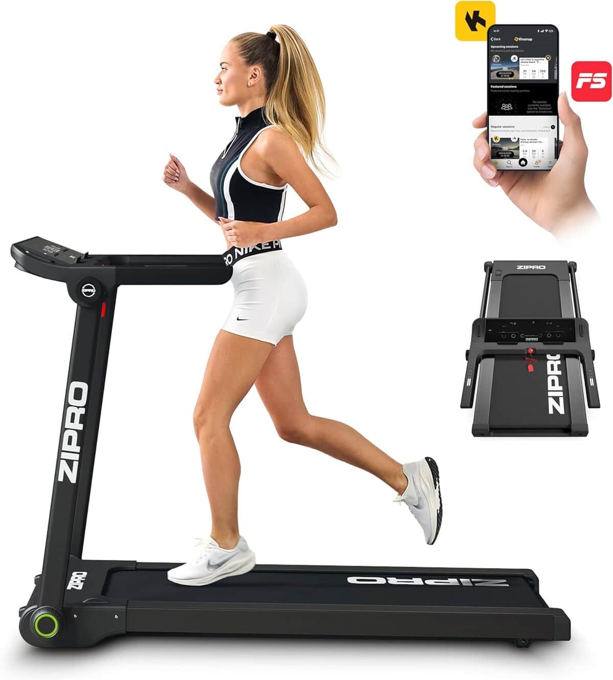 Test : tapis de course pliable Zipro pacto 16 km/h