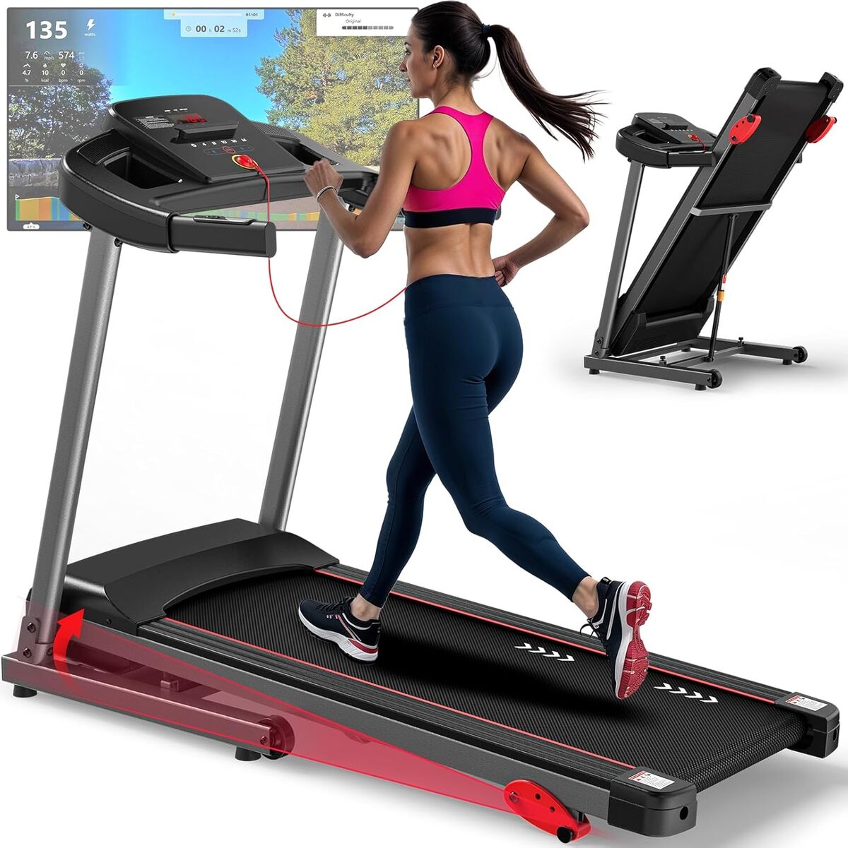 Test du tapis de course CharonFit T300 pliable et performant