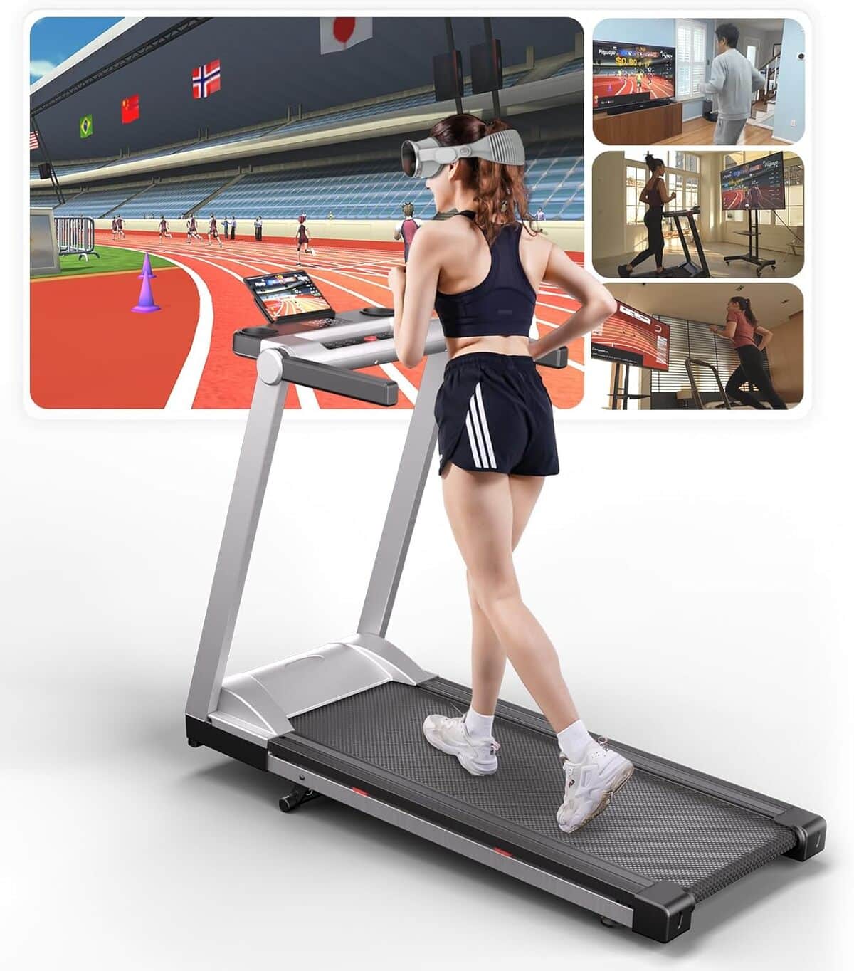 Test : tapis de course DeerRun Raceable pliable et inclinable