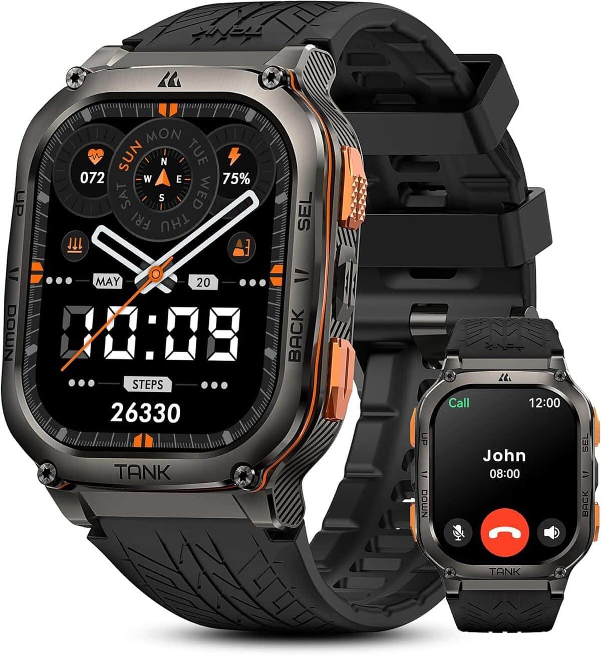 Test de la Kospet Tank M3 Ultra : montre connectée robuste au GPS et écran AMOLED