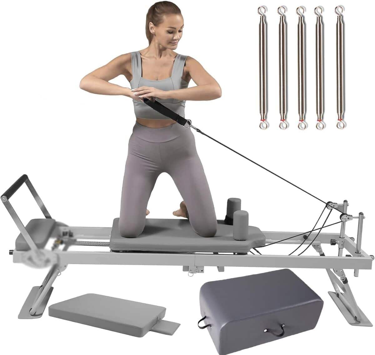 Test de la machine de réforme de pilates pliable Lintry : entraînement optimal à domicile