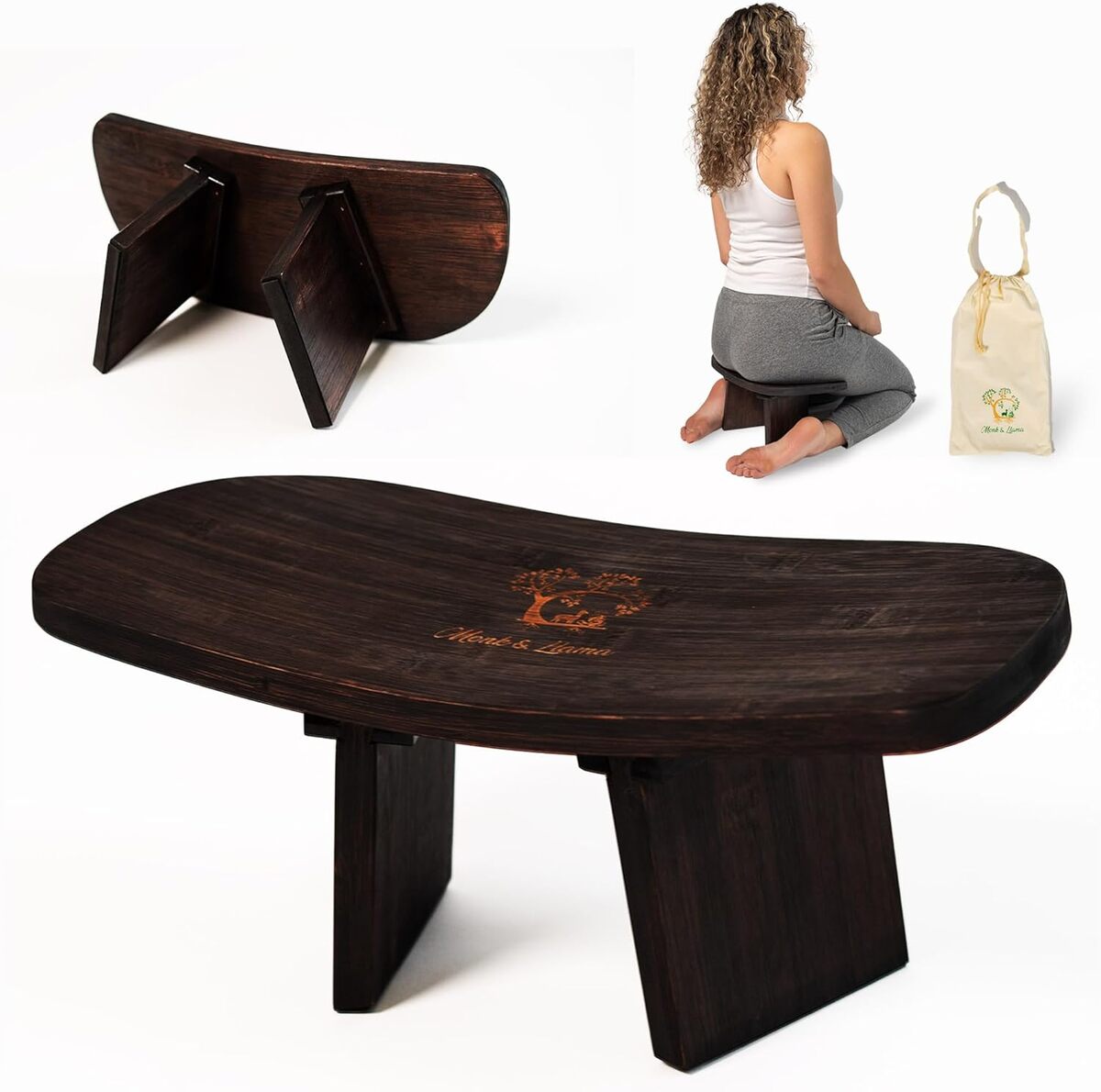 Test du banc de méditation Monk & Llama en bambou