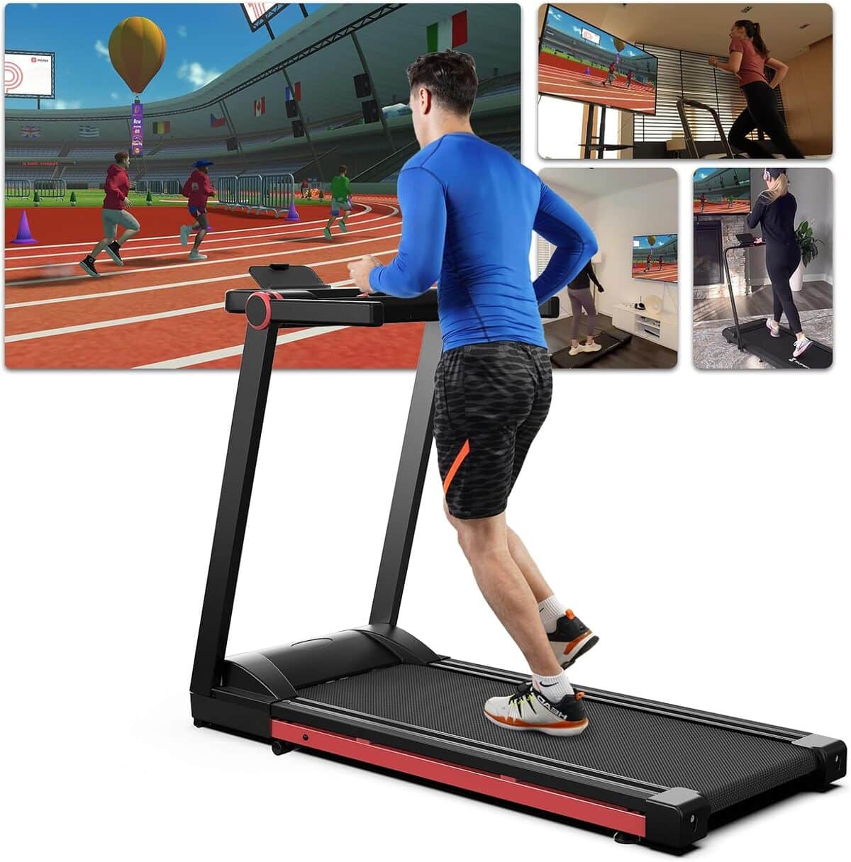 Test du tapis de course pliable MJWW Raceable : entraînements intensifs