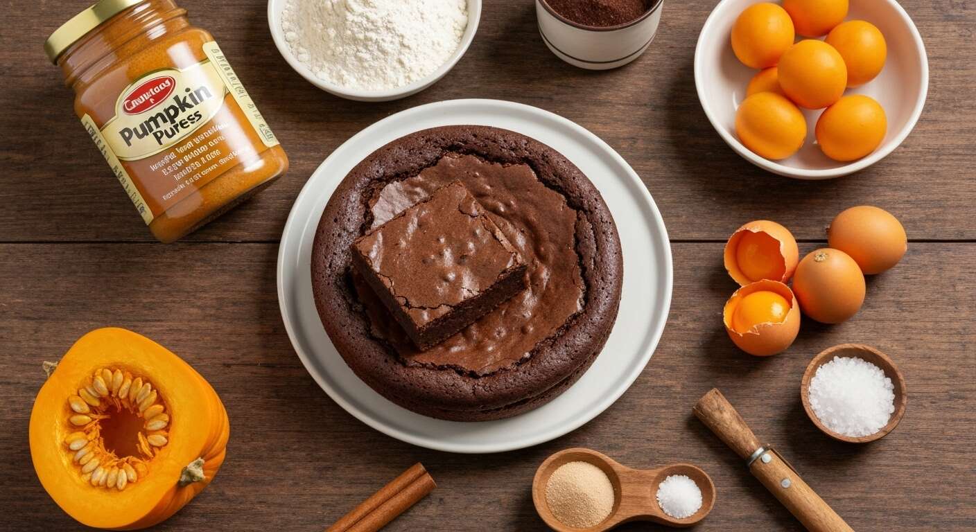 Brownie à la courge facile et gourmand