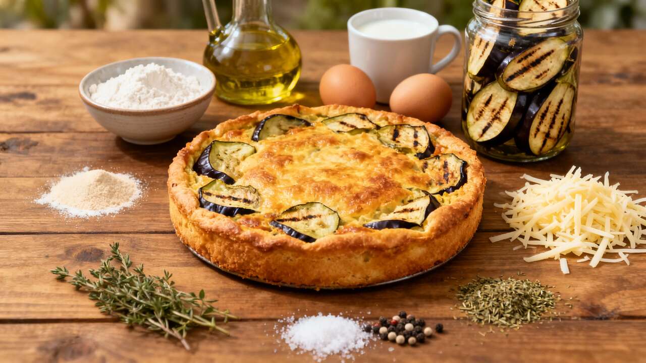 Cake à l'aubergine : recette savoureuse et facile à préparer