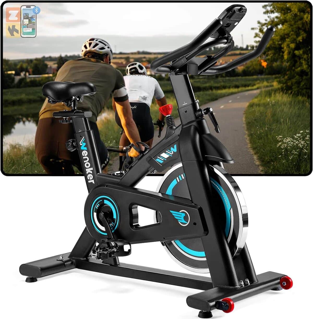 Test du vélo d'appartement connecté Wenoker : performance et confort