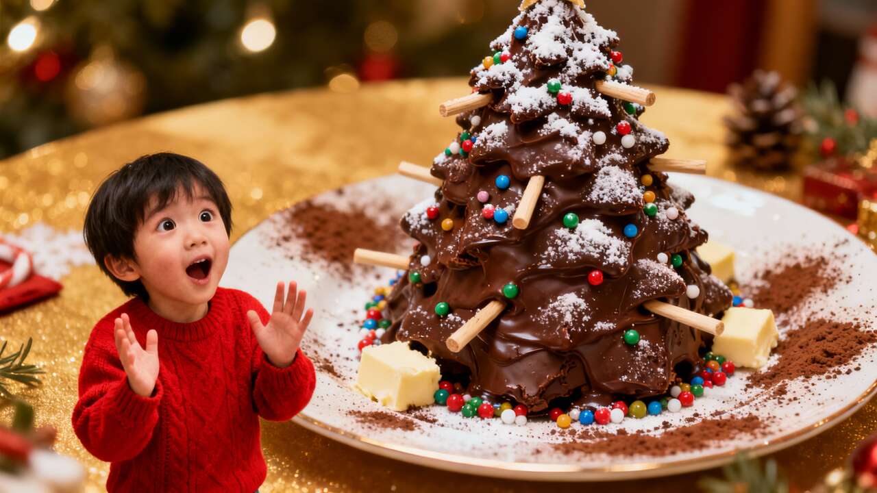 Sapin de Noël au Chocolat : recette Gourmande et Facile