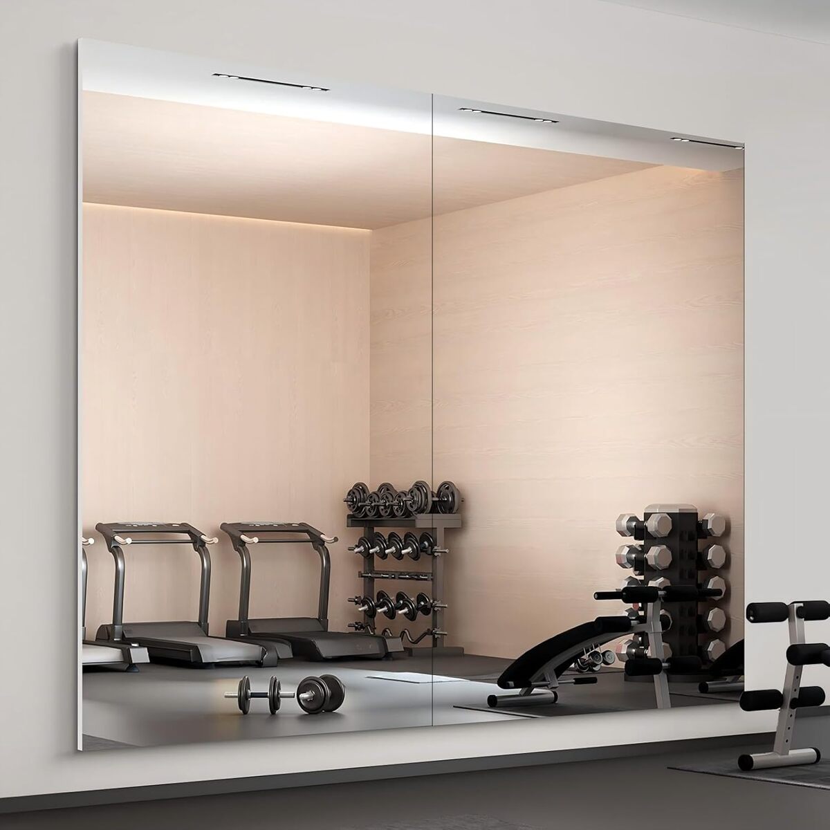 Avis sur les miroirs sans cadre Brisafe pour salle de sport