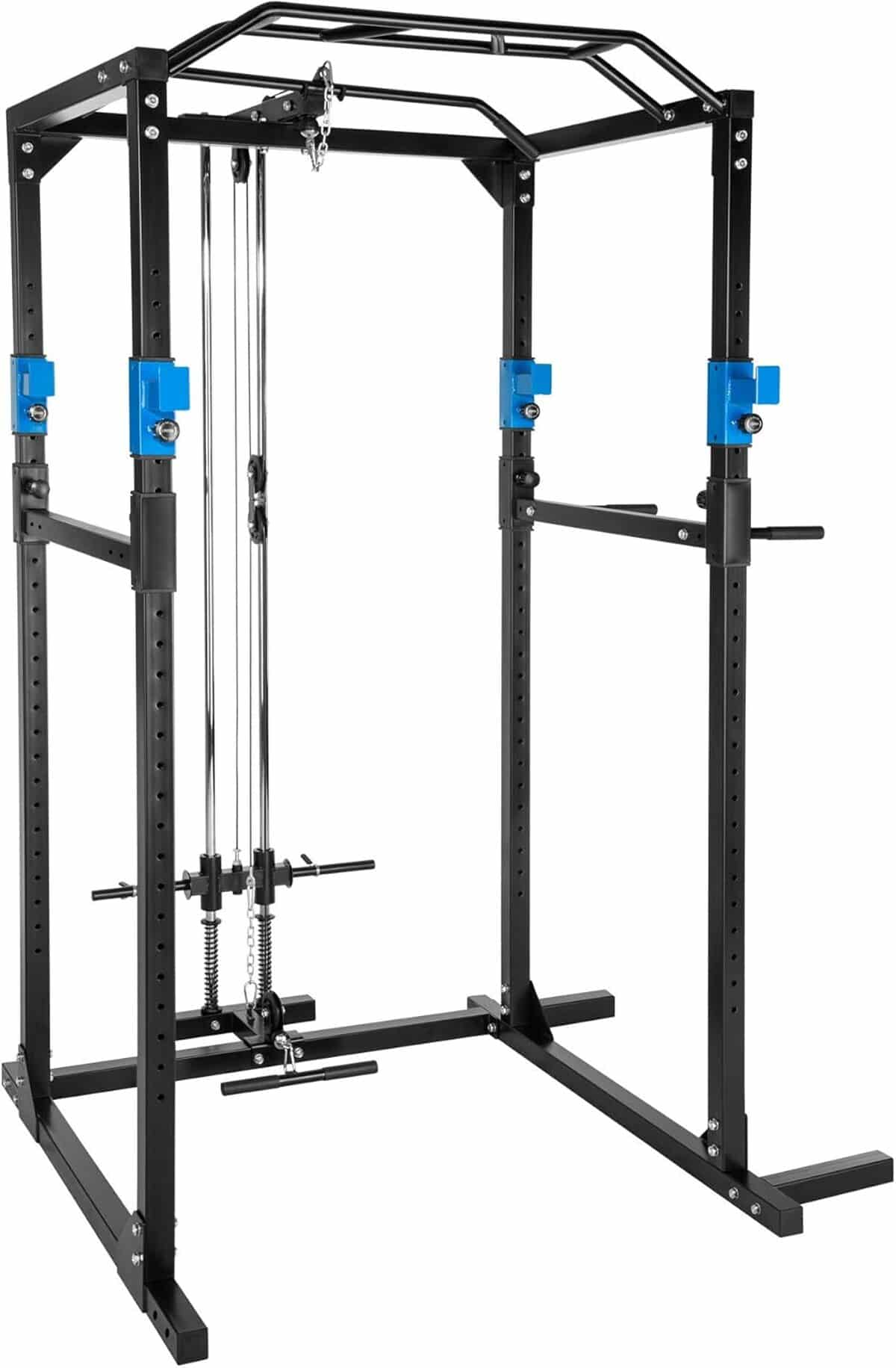 Test de la station de musculation TecTake Cage avec double barre de traction