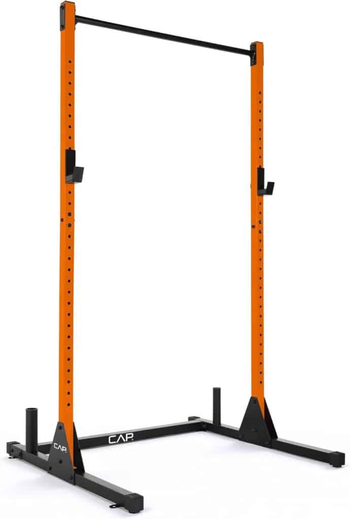Test du support d'exercice Power Rack CAP Barbell FM-905Q-OR orange