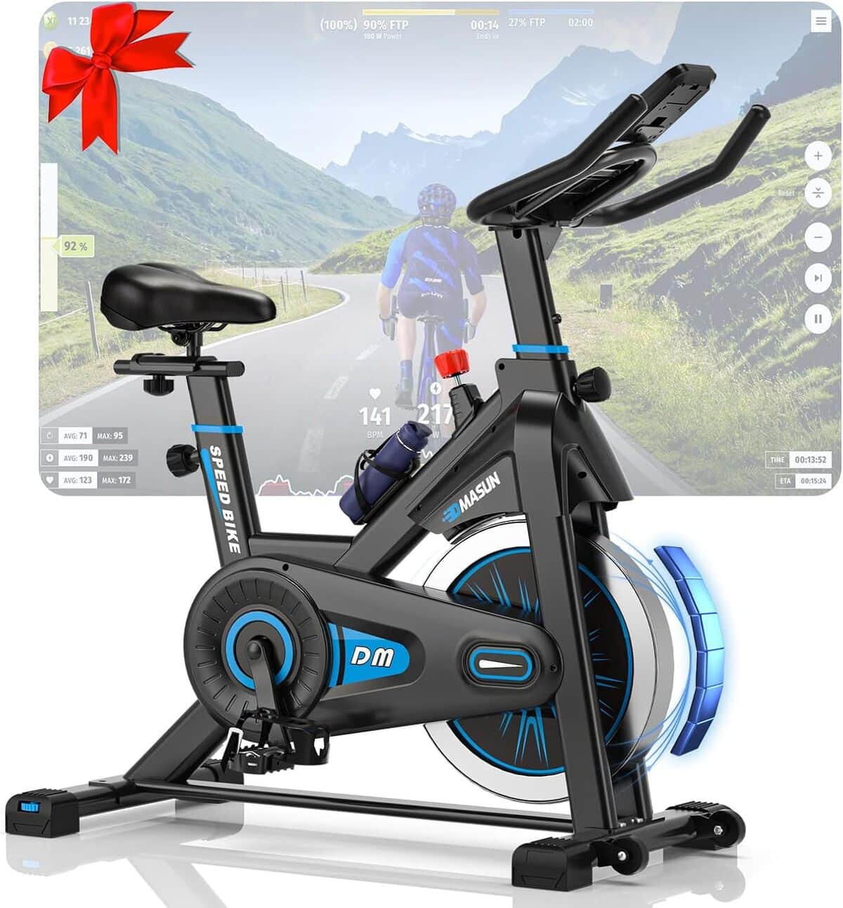 Test du vélo d'appartement DMASUN : magnétique, silencieux et polyvalent