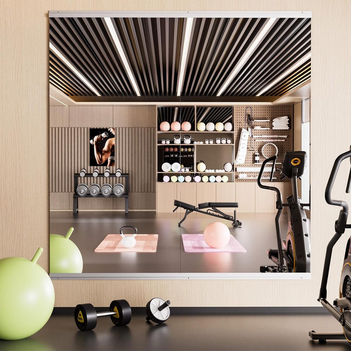 Avis sur le grand miroir Snowdool pour salle de sport