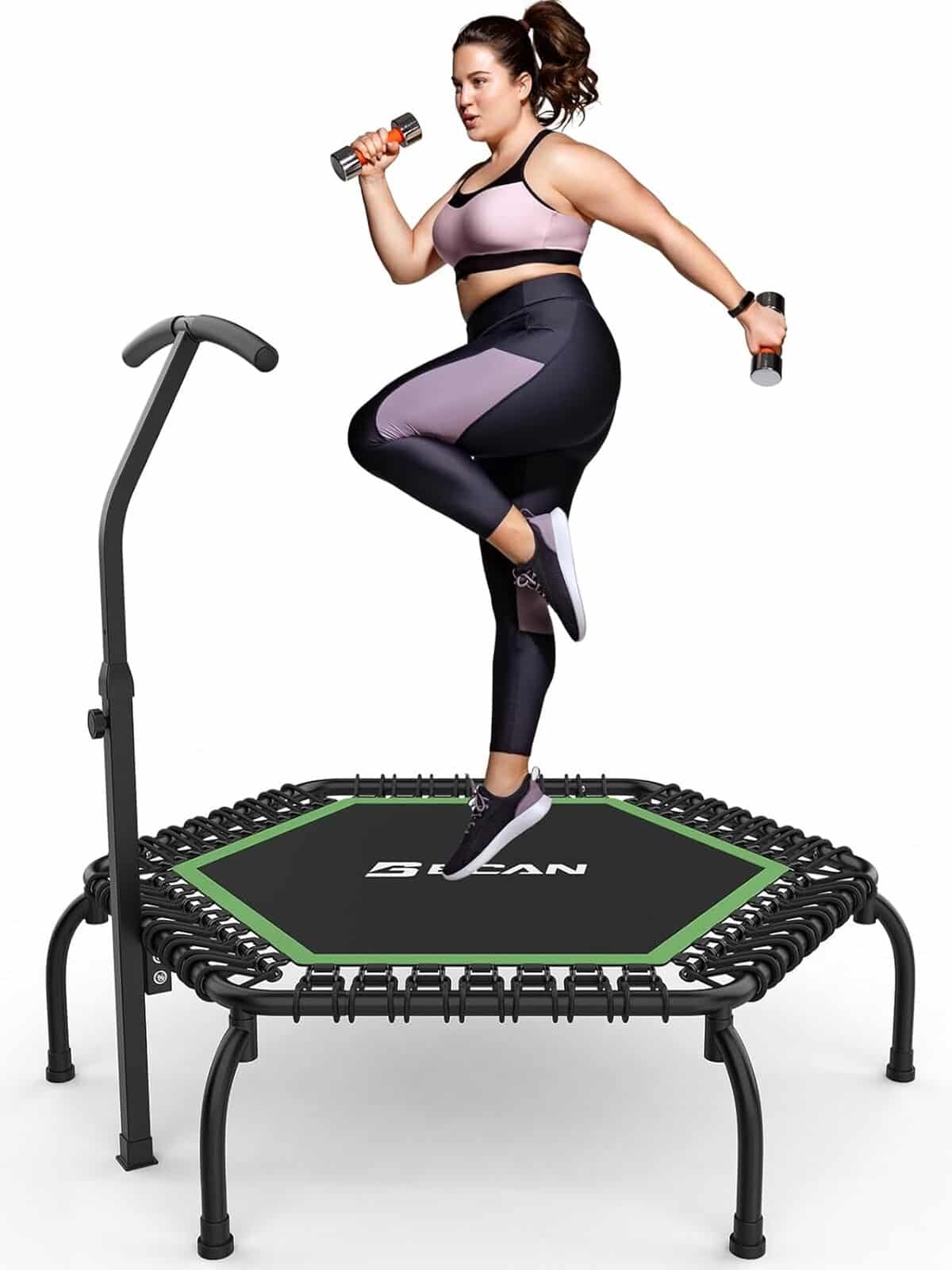 Test du trampoline intérieur BCAN 122 cm : robuste et silencieux