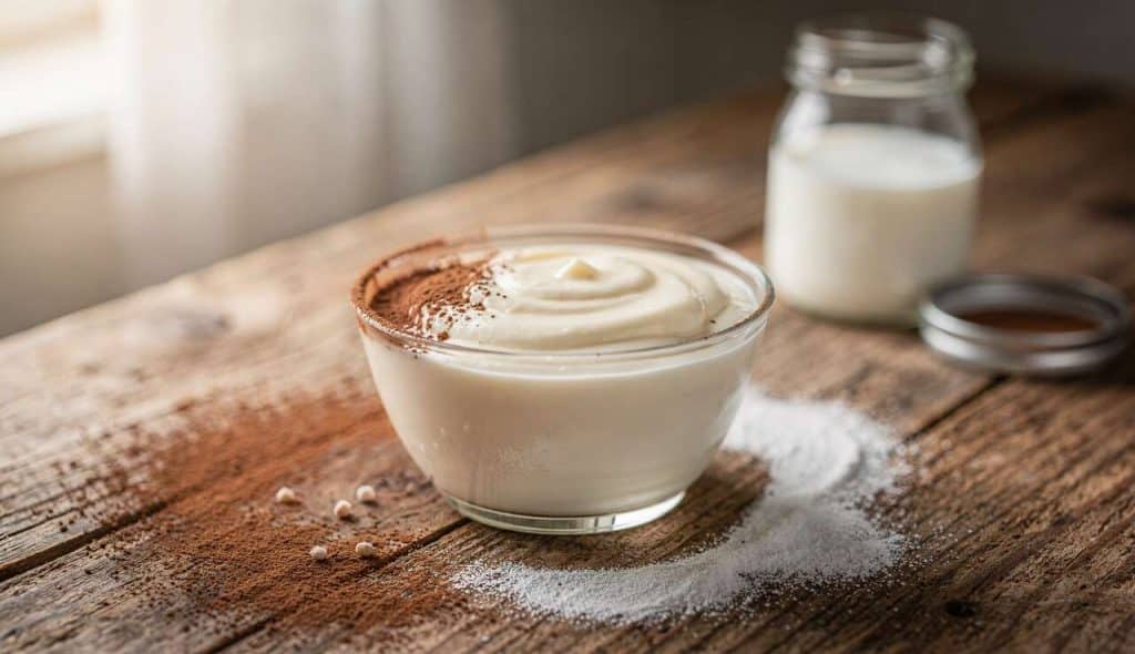 Danette maison allégée : recette facile et rapide