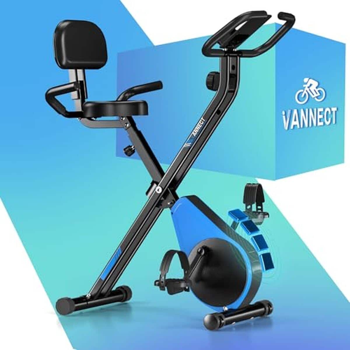 Test du vélo d'appartement pliable Vannect : 16 niveaux de résistance et siège réglable