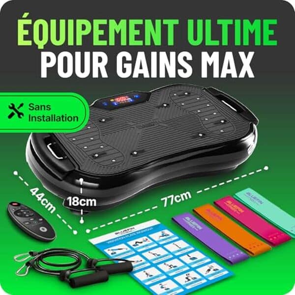 Découvrez notre test de la plateforme vibrante Ultra Slim Plus de Bluefin Fitness : performance, compacité et efficacité au rendez-vous pour vos séances de fitness à domicile