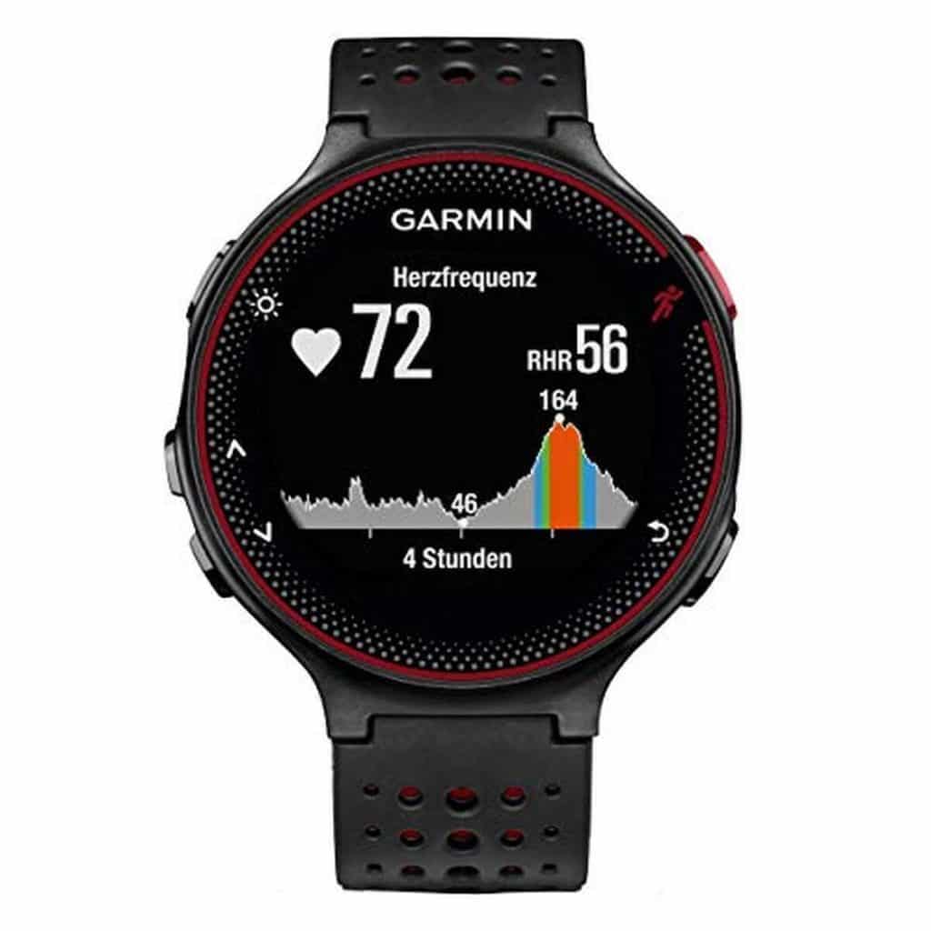 Test du Garmin Forerunner 235 noir/rouge : tracker d'activité complet