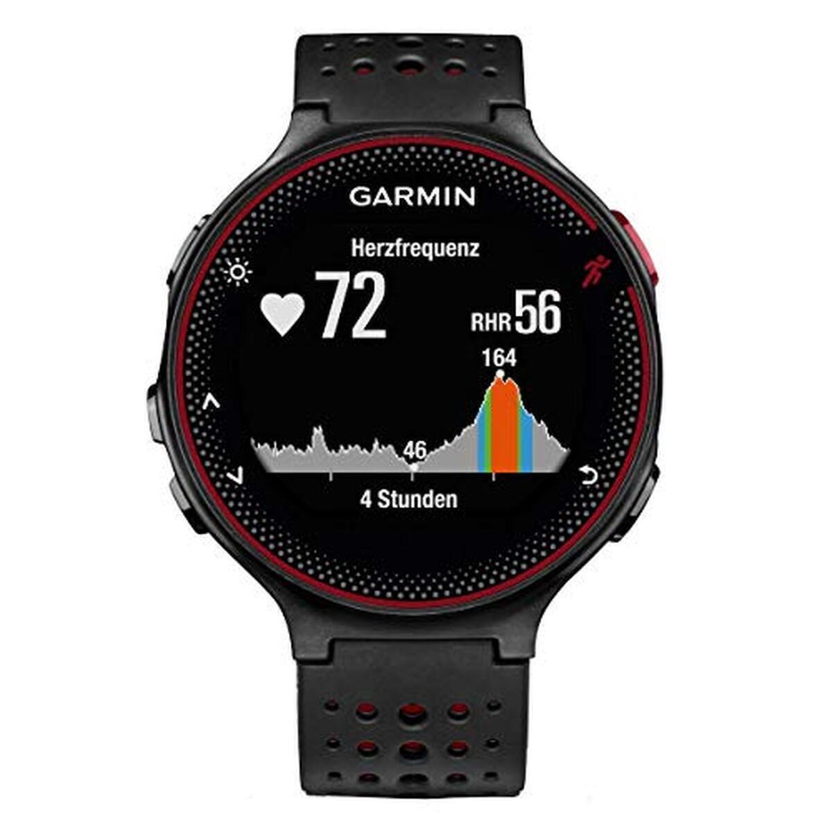 Test du Garmin Forerunner 235 noir/rouge : tracker d'activité complet