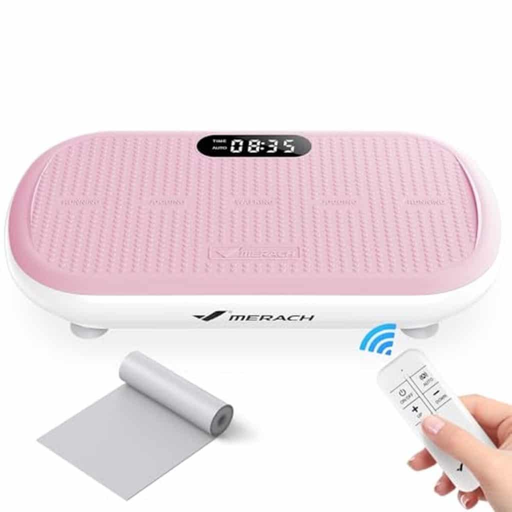 Test : merach plateforme vibrante 13 mm, bluetooth intégré