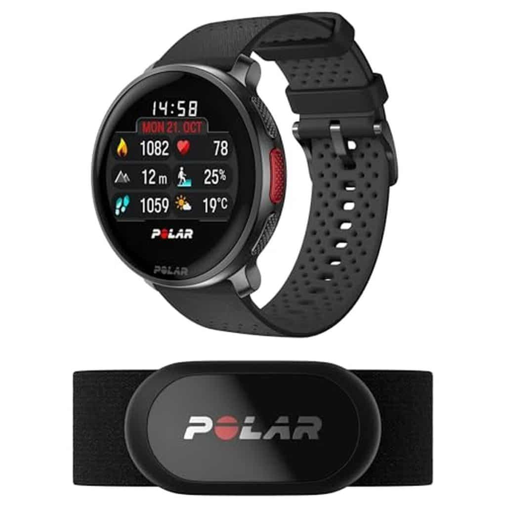 Test : polar vantage V3 avec ceinture H10, montre sport GPS et autonomie prolongée
