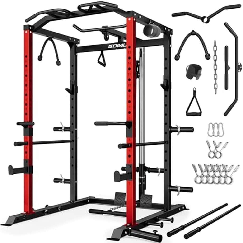 Test de la cage de squat Goimu Power Cage 907, 2 kg