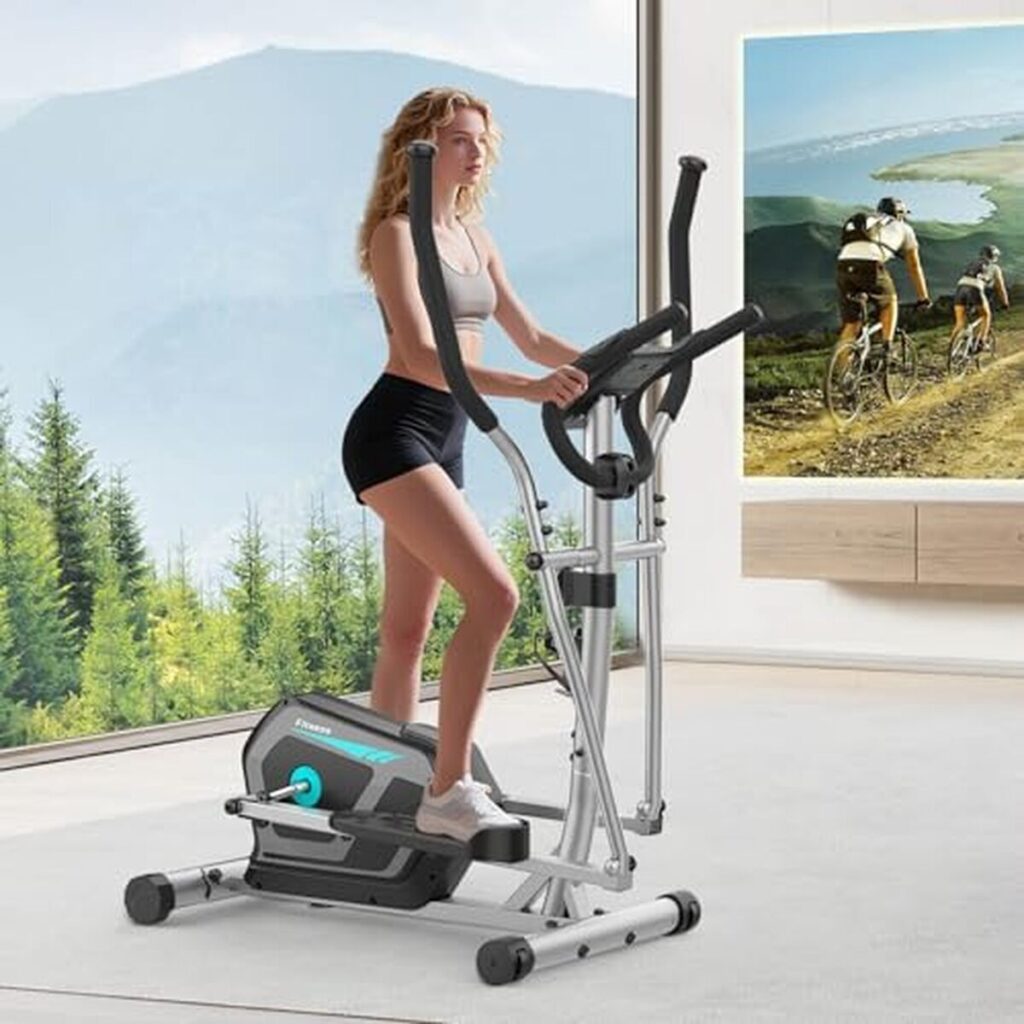 Test du vélo elliptique magnétique : 16 niveaux et connectivité Bluetooth