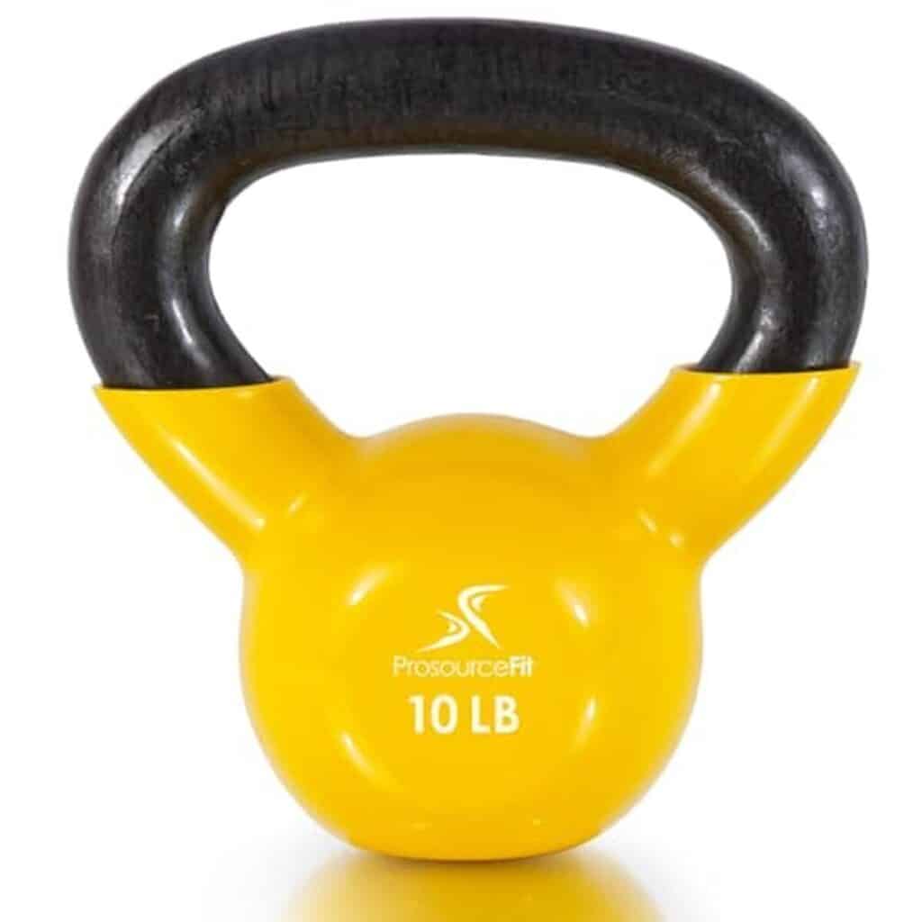 Test : kettlebell 10 lb ProsourceFit, l'allié fitness complet