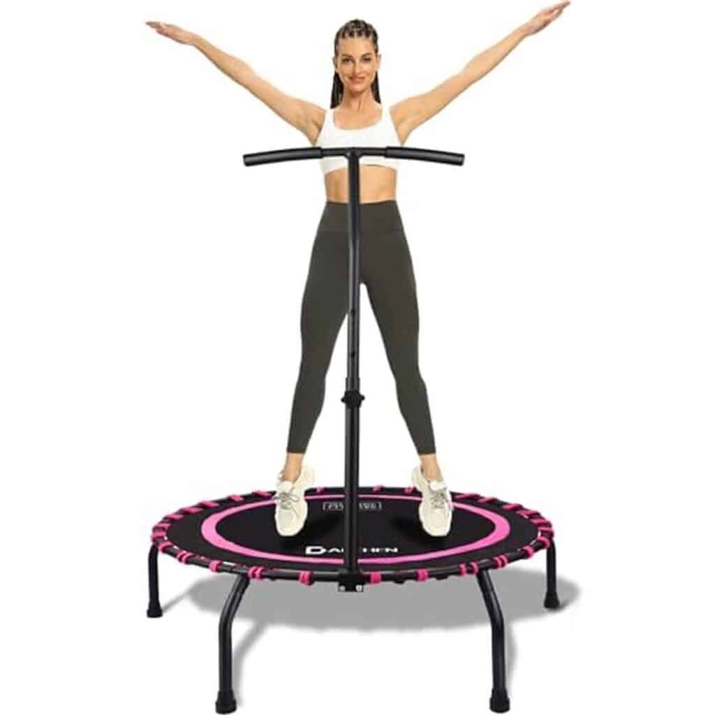 Test du mini trampoline DARCHEN : rebond sécurisé et performance fitness