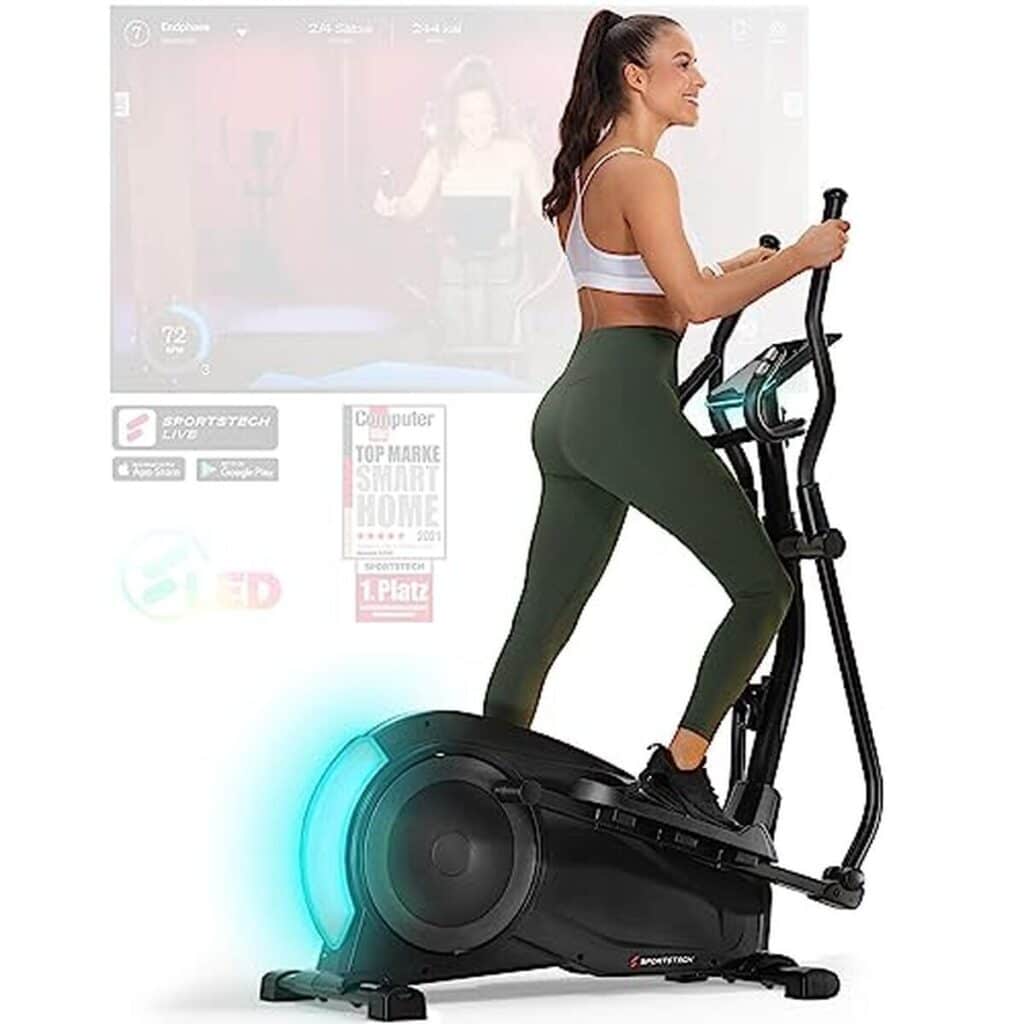 Test du Sportstech CX700 : vélo elliptique à technologie LED