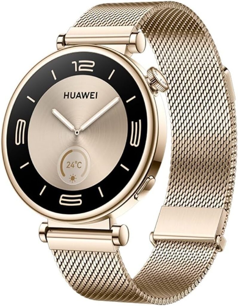 Test : huawei Watch GT 4, montre connectée femme 41 mm dorée