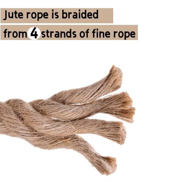 Découvrez la corde en jute LZ.MZXU, idéale pour le jardinage et le DIY. Robuste, écologique et polyvalente, cette corde est parfaite pour tous vos travaux d'extérieur et de bricolage.