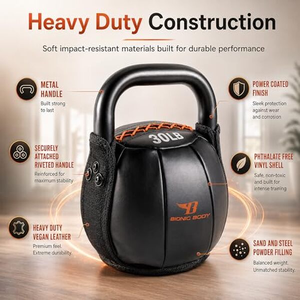 Découvrez notre test complet du kettlebell souple Bionic Body BBKB-30 de 13, 6 kg : performances, avantages et verdict final pour vos entraînements. 