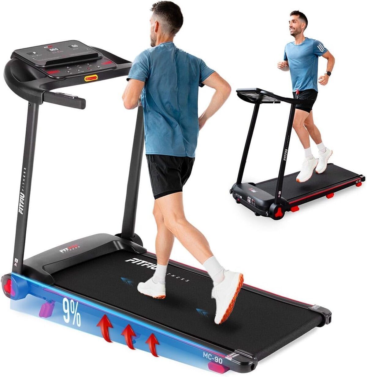 Test du tapis de course pliable FITFIU Fitness MC-90 et ses fonctionnalités innovantes