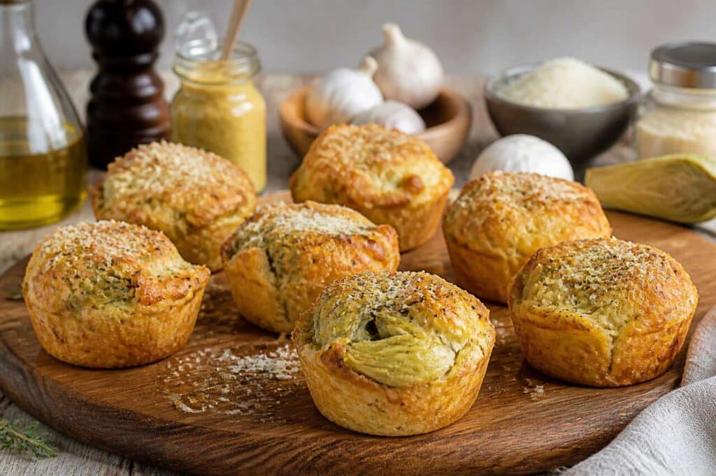 Muffins d'artichauts : recette savoureuse et facile