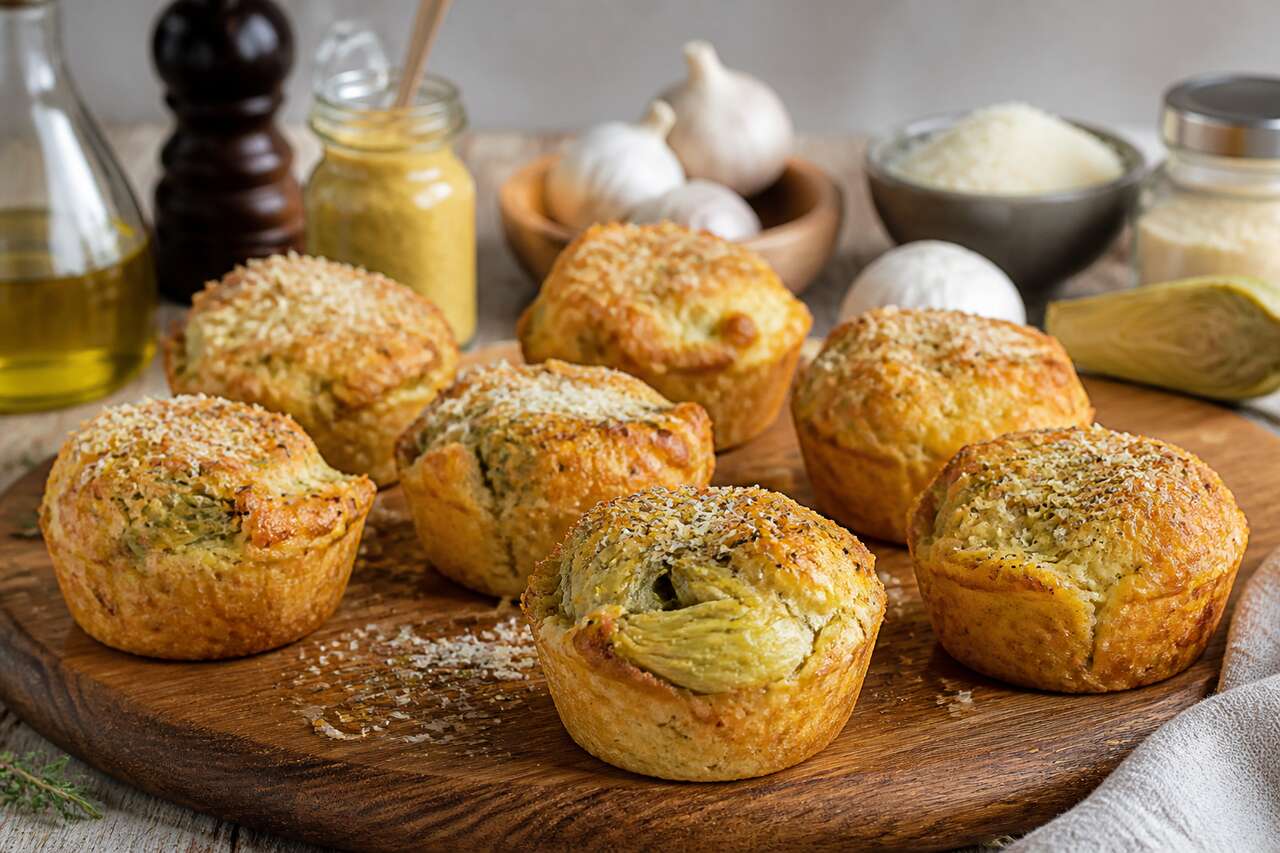Muffins d'artichauts : recette savoureuse et facile