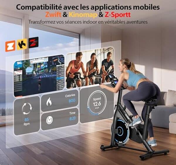 Découvrez notre test détaillé du vélo d'appartement SLUNSE avec résistance magnétique réglable : performances, confort et rapport qualité-prix analysés. 