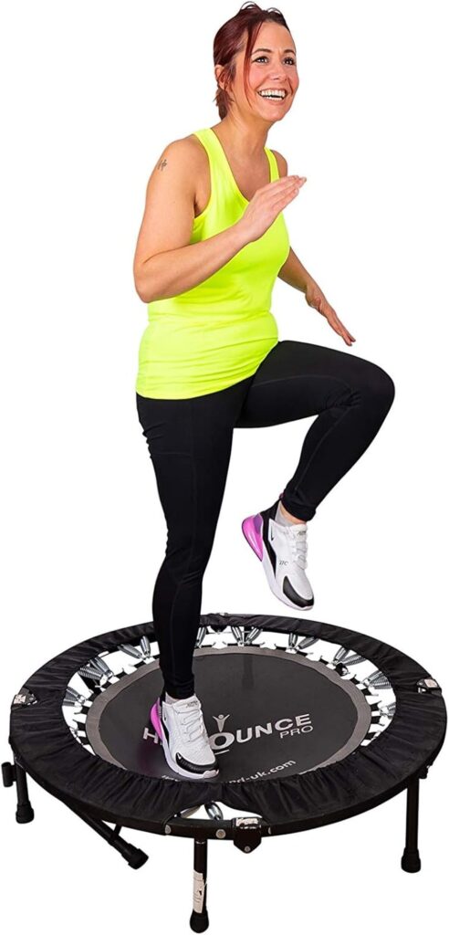 Test du mini trampoline Hiit Bounce Pro : fitness pliable et inclinaison réglable