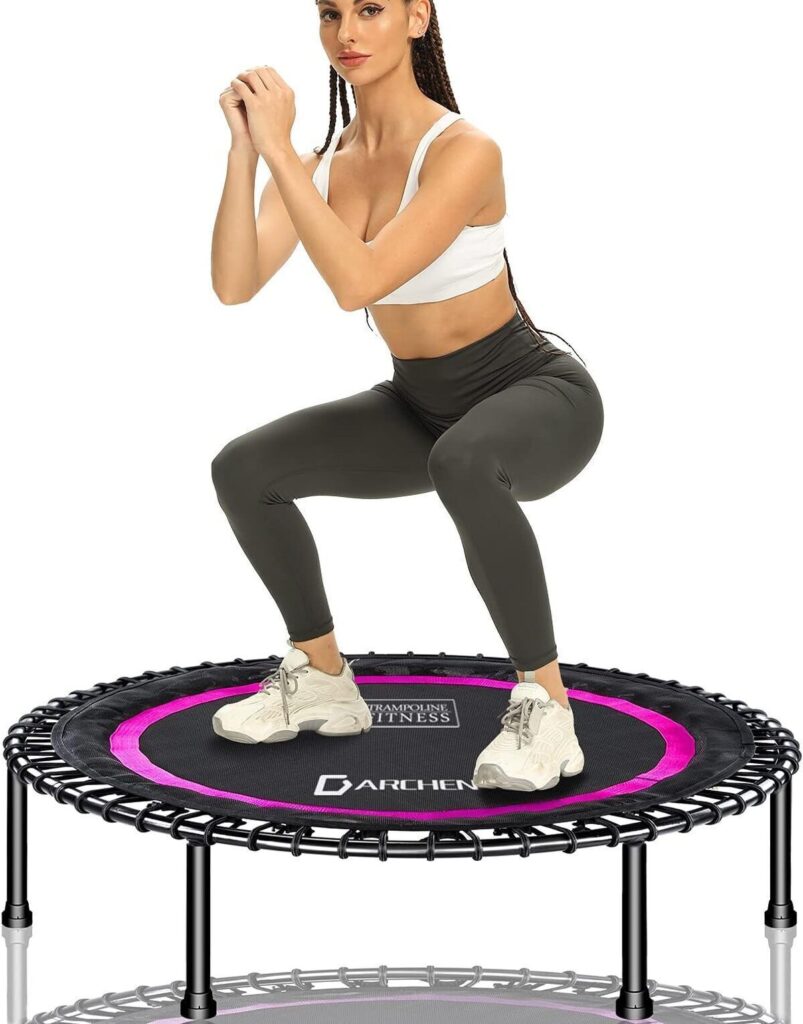 Test du trampoline mini Darchen : rebond silencieux et sécurisé pour adultes