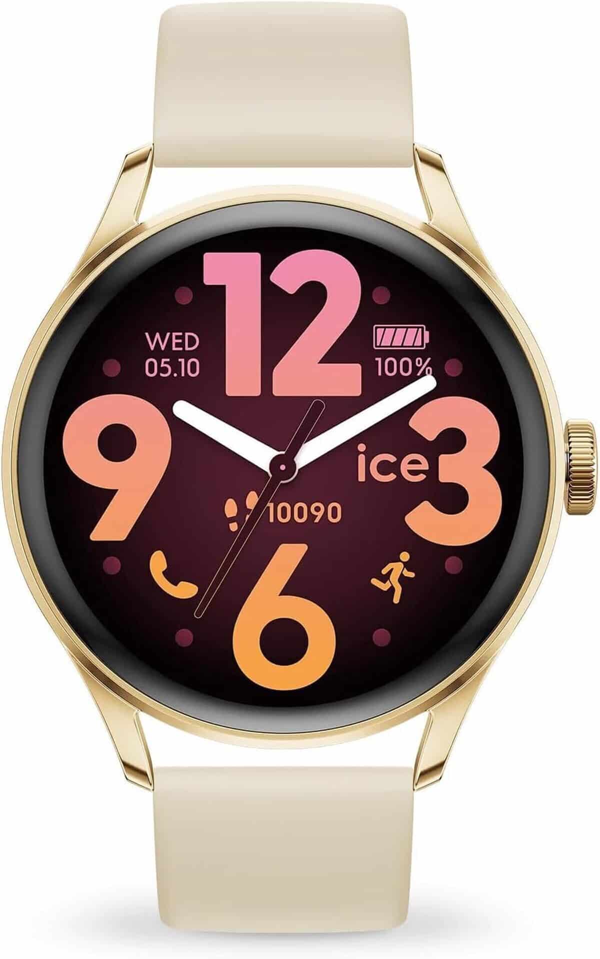 Test : ice-Watch Smart 3.0 Gold Beige GPS – la montre connectée avec GPS intégré