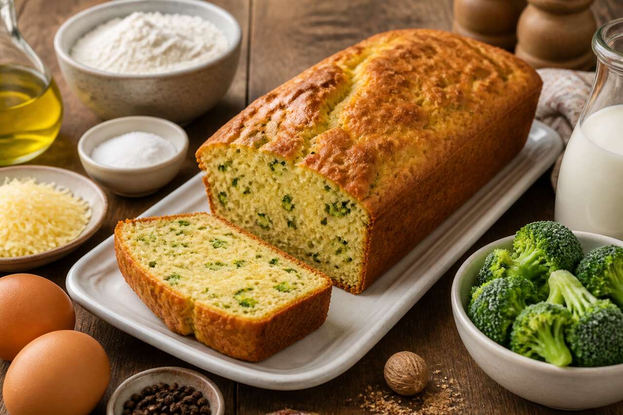 Cake aux brocolis et Comté : recette savoureuse et facile