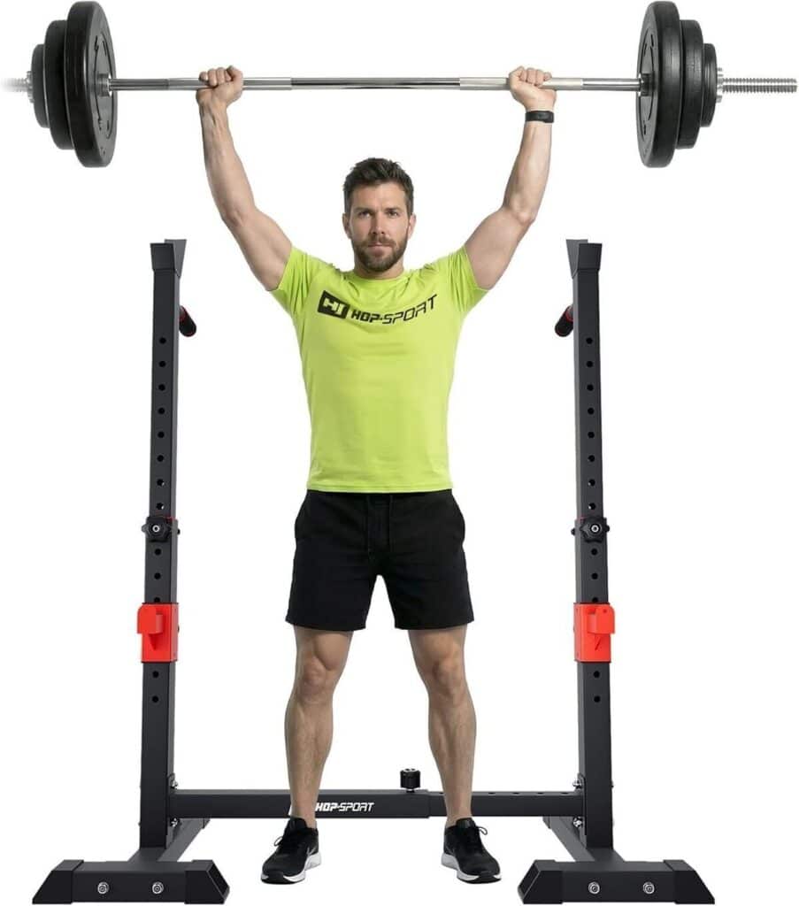 Test du support d'haltères réglable Hop-Sport HS-1004L pour la musculation à domicile