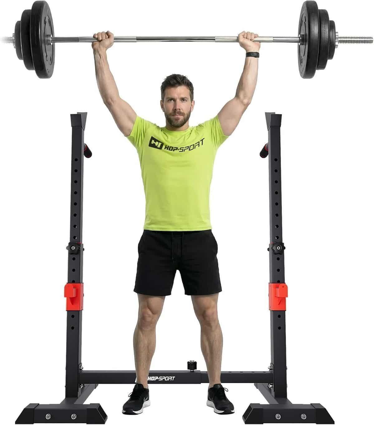 Test du support d'haltères réglable Hop-Sport HS-1004L pour la musculation à domicile