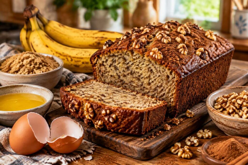 Recette de banana bread moelleux et savoureux