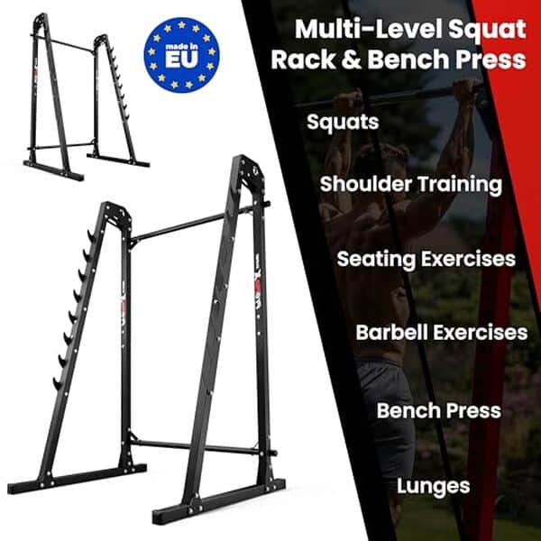 Découvrez notre test détaillé du rack K-Sport pour squat : analyse de la sécurité, capacité de charge jusqu'à 280 kg et avis complet pour vos entraînements. 
