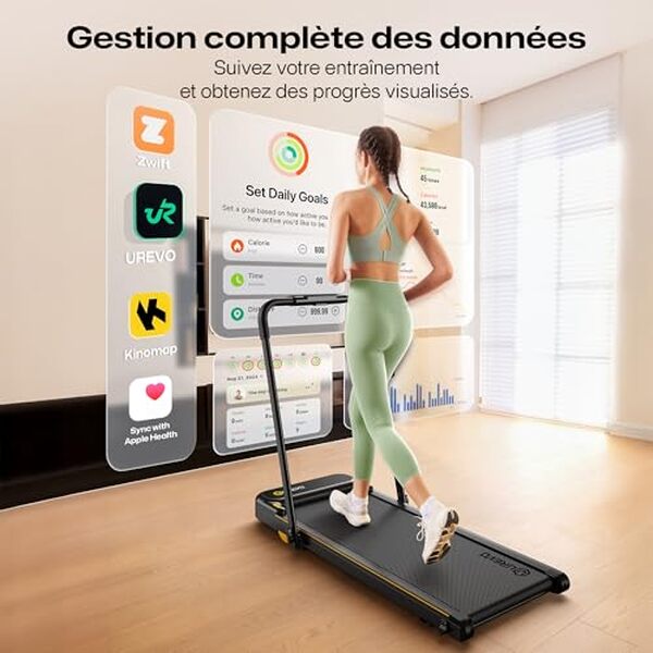 Découvrez notre test détaillé du tapis de course pliable UREVO avec application mobile et télécommande. Caractéristiques, avantages et avis d'utilisateurs.