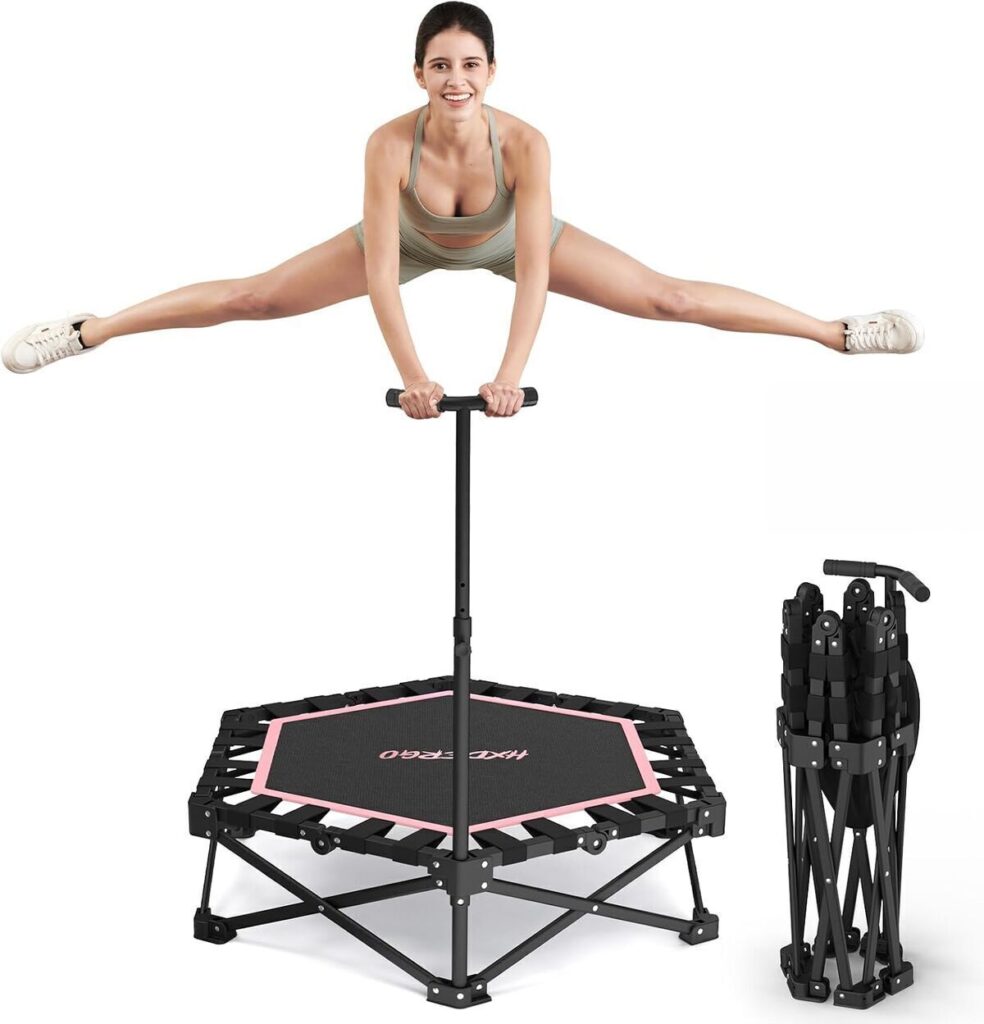 Test du trampoline HXD-ERGO : fitness et fun pliable