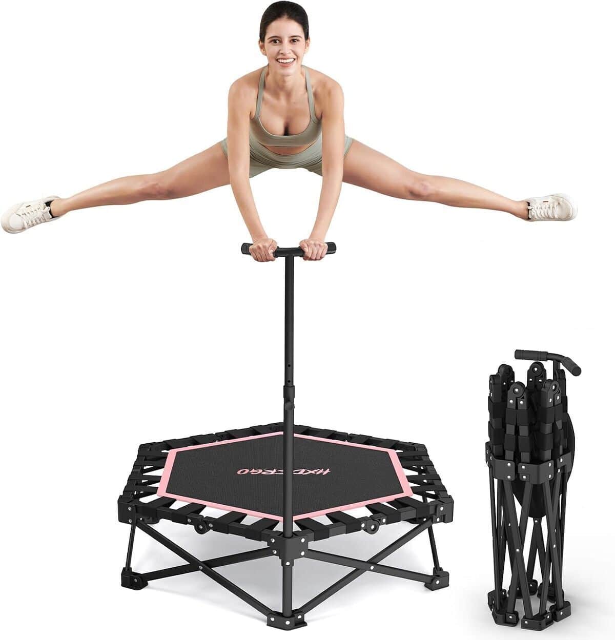 Test du trampoline HXD-ERGO : fitness et fun pliable